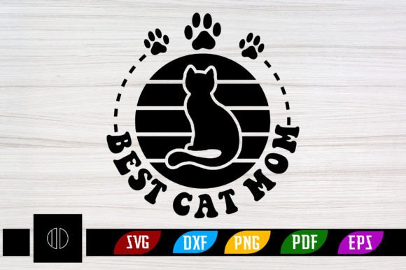 Best Cat Mom Retro SVG Design: An Embroidery Review