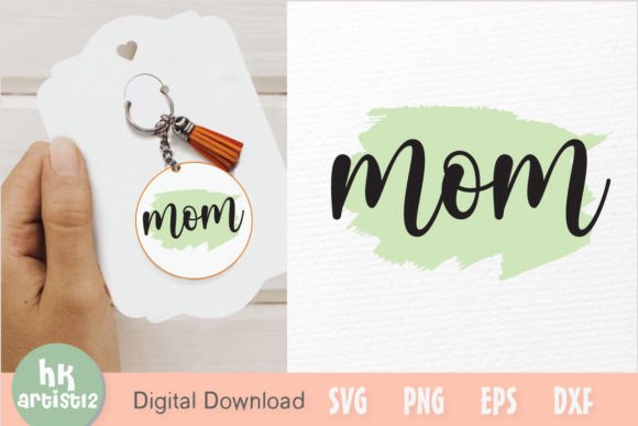 Mom Keychain SVG: A Heartfelt Embroidery Design
