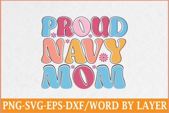 Proud Navy Mom Retro SVG: An Embroidery Review