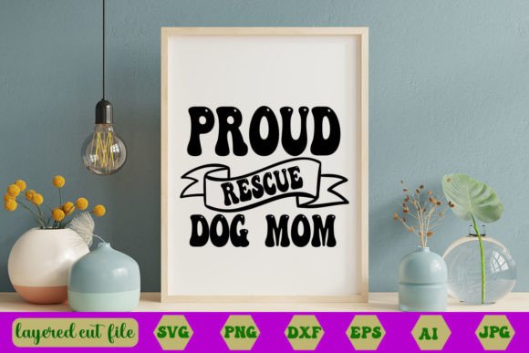 Proud Rescue Dog Mom RETRO SVG: Embroidery Review