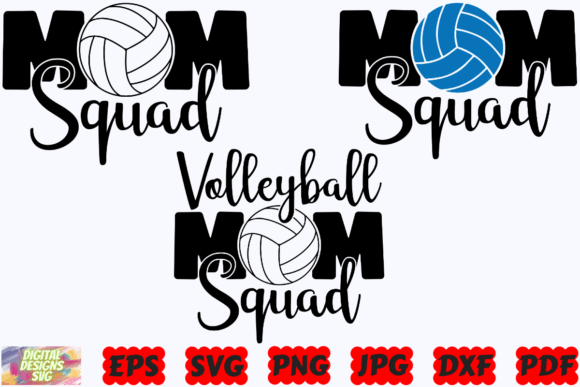 Volleyball Mom Squad SVG: An Embroidery Review